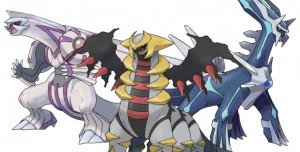 Evènement Pokémon Dialga, Palkia, Giratina