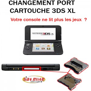 Réparation 3DS XL port cartouche