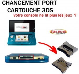 Réparation 3ds changement port cartouche