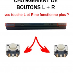 Réparation DS bouton L R