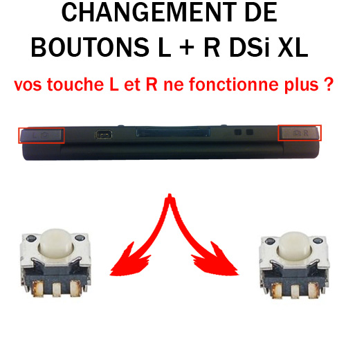 Réparation DSi XL bouton L R