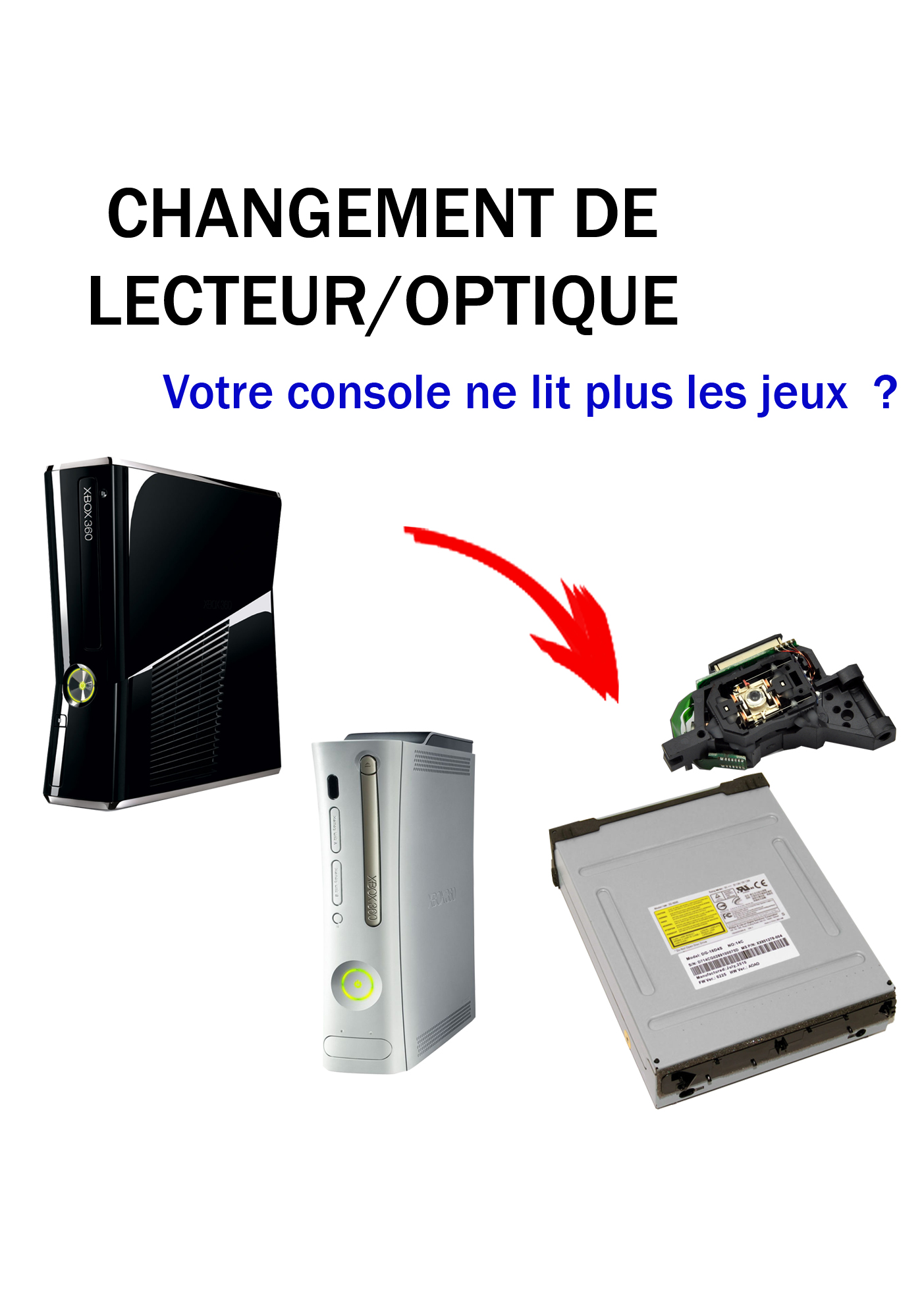 comment reparer le lecteur xbox 360