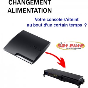 Réparation ps3 alimentation Slim