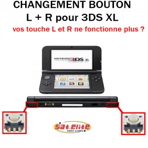 Réparation 3DS XL boutons L R