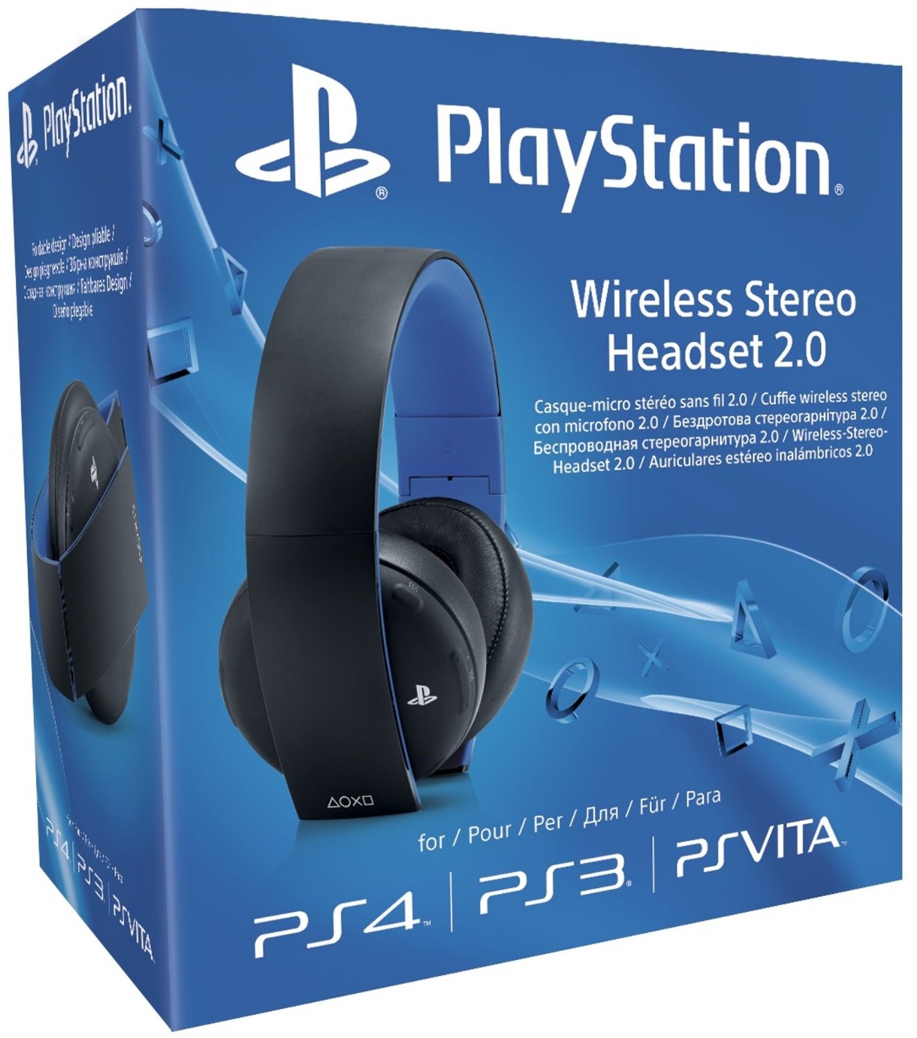 Casque sans fil 2.0 PS4,PS3 & PSVITA - Sat-Elite Video Games Paris