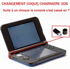 Changement coque 3DS XL