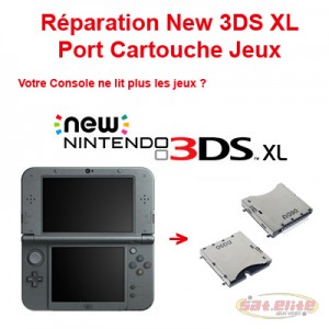 Réparation New 3DS XL port cartouche