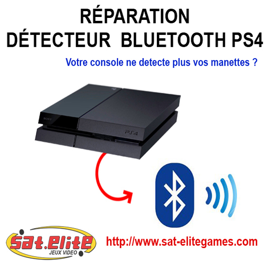 Reparation detecteur Bluetooth PS4
