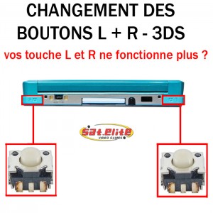 Réparation 3DS bouton L R