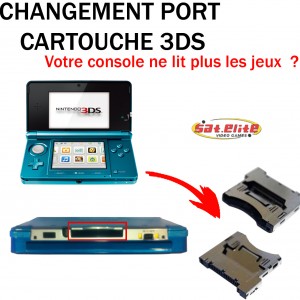 Réparation 3ds changement port cartouche