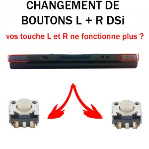 Réparation DSi bouton L R