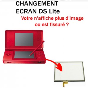 Réparation DS Lite Ecran tactile