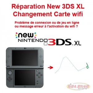 Changement carte Wi-fi New 3DS XL