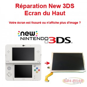 Reparation New 3DS changement ecran haut